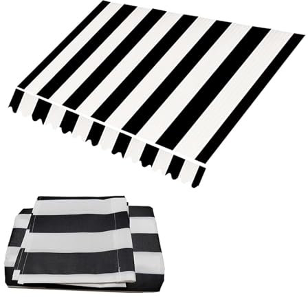 Tenda da sole manuale retrattile fai da te per giardino e patio (4,5 x 1,5 m)