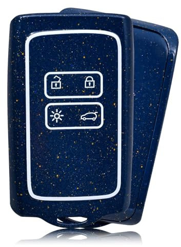 OFFCURVE Coque Cle, Etui Cle Compatible with Renault Clio Espace Master Bus Talisman Megane Fluence Duster Megane Kadjar Coque Captur Zoe Koleos Scenic