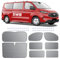MaxEarn 8Stk Thermomatte Fahrerhaus passend für Ford Transit Custom SWB, Interne Auto Sonnenblende Frontscheibenabdeckung, Thermo Jalousien Set Verdunkelung, Sonnenschutz Windschutzscheiben Matte