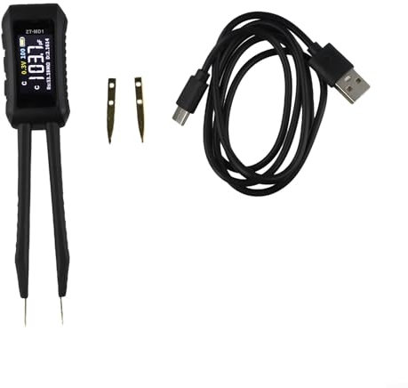 PETSTIBLE ZT – MD1 Smart Digital LCR Bridge Pinzette Messgerät Tester Multimeter für SMD-Komponenten Kondensator Widerstand Induktor
