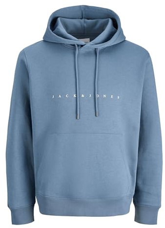 JACK & JONES Herren Hoodie Kapuzenpullover JJESTAR JJ Sweat Hood - Relaxed Fit