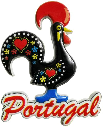 Chicken Portugal Refrigerator Magnet Tourism Souvenir Fridge 3D Decoration Magnetic Sticker Craft