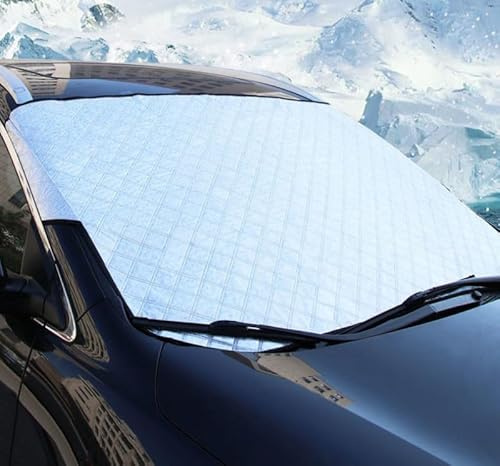 Auto Windschutzscheiben Abdeckung für VW Touran, Scheibenabdeckung Als Ganzjahres Schutz Gegen Frost EIS und Schnee im Winter,A