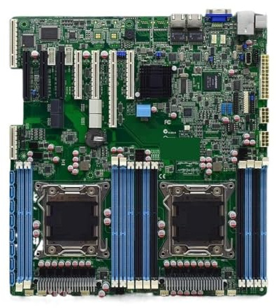 Scheda madre Z9PR-D12 2011 2600CPU C602 12×DDR3 384GB M.2 5×PCI-E X16 6×USB3.0 Scheda madre