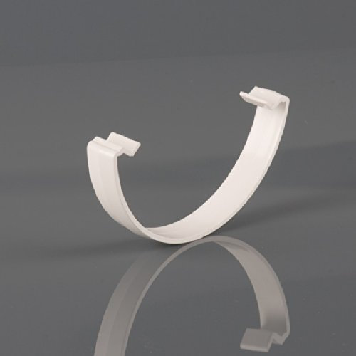 Brett Martin BR040W -Rinnenhalter f眉r 112 mm runde Dachrinnen, Wei脽, 4 St眉ck