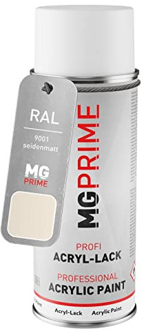 MG PRIME RAL 9001 Cremeweiss/Cream Spraydose 400 ml seidenmatt schnelltrocknend
