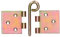 KOTARBAU Kulissenscharniere 50 x 100 x 2 mm Gerollt Tischband Gelb Verzinkt Tischbänder Scharniere mit losem Knopfstift Für Theater Ringstift Türband (25)