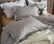 Lanqinglv 2er Pack Kissenbezug Kissenbezüge 40 x 80 cm Grau mit Rüschen Uni Weiche Mikrofaser Kopfkissenbezug 40x80 Kissenhülle Doppelpack