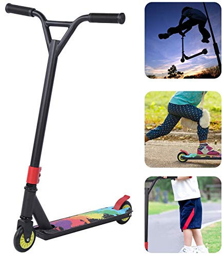 DAUERHAFT Langlebiger Leichter Scooter Stunt-Scooter-Set Vermeiden Sie Verkehrsstaus Hochwertiger Stunt-Scooter für Kinder über 7 Jahre