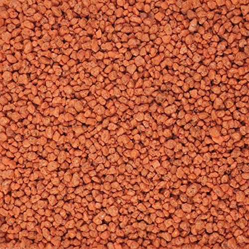naninoa Aquarienkies, Rundkies, Aquariumkies, Zierkies, Bodengrund 5kg, 2-3mm. Farbe: ORANGE