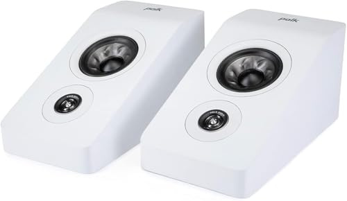 Polk Audio Reserve R900 Höhenmodul-Lautsprecher für 3D, mehrdimensionaler Sound, 2,5 cm Pinnacle-Ring-Hochtöner und 10,2 cm Turbinenkegel-Tieftöner, hochauflösend, Dolby Atmos & IMAX verbessert,
