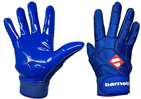 BARNETT FKG-03 Blau High Level Linebacker Fußballhandschuhe, LB, RB, TE (L)