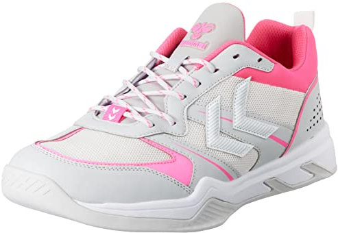 hummel Damen TEIWAZ 2.0 W Handball Shoe, PINK GLO, 45 EU