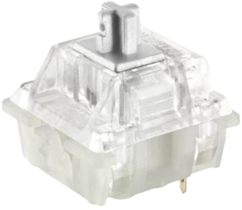 Pack de Switches Cherry MX pour Claviers Mécaniques | Plate Mounted | MX1A51NA (Cherry RGB Speed Silver, 10 Pcs)