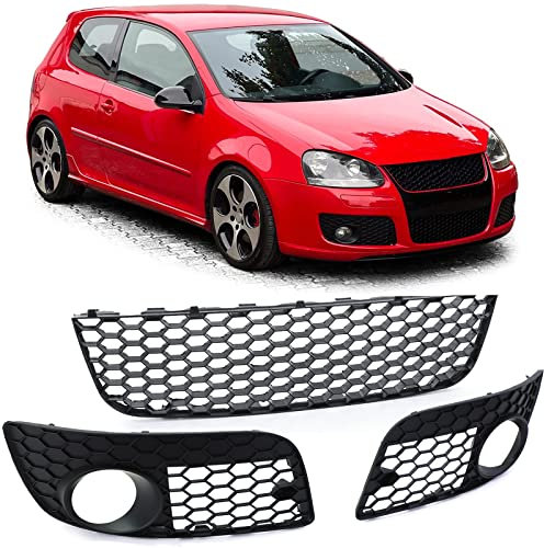 Waben Gitter Grill Stoßstange Set für VW Golf 5 GTI 04-09
