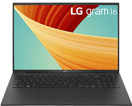 LG Gram 16 Pollici - Portatile leggero, piattaforma Intel Core i7 EVO, Windows 11 Home, 16 GB RAM, 512 GB SSD, Nero