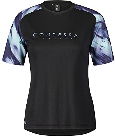 Scott Trail Contessa Signature Damen Fahrrad Trikot kurz schwarz 2023: Größe: XL (42/44)