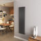 Anthracite Vertical Radiator Single Column Flat Panel Central Heating Radiators 1600 * 408mm