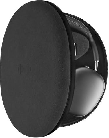 Geekria Shield Estuche para Auriculares Compatible con Apple AirPods MAX, Estuche rígido de Repuesto para Viajes con Almacenamiento de Cables (Gris Oscuro)