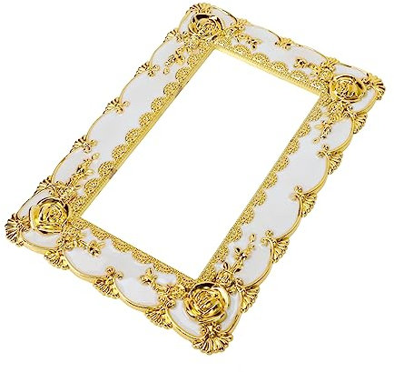 jojofuny 2stücke Selbstklebender Lichtschalter Aufkleber Elegante Wanddekoration Für Doppelsteckdosen Und Abnehmbar Für Wohnzimmer Und Schlafzimmer Goldene Farbe