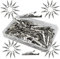 Senvenelec 120Pcs Krokodilklemme Alligator, Clip Alligator, clips, Metallprüfklemmen, Used for electrical testing and DIY modification.
