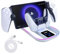 Stazione di ricarica per PS Portal e PS5 controller, caricabatterie portatile con effetto luce RGB 14 per PS Portal Remote Player