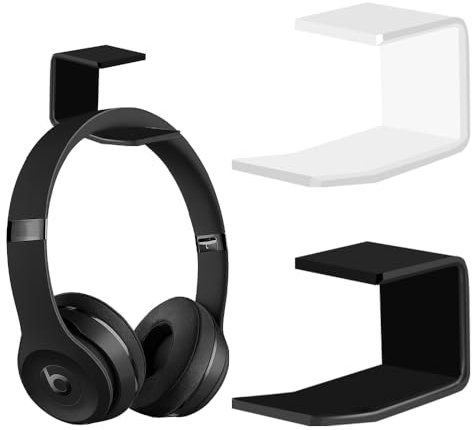 LIMITADA Universal Headset Halterung,Universal Kopfhörer Haken,Kopfhörer Halter,Headset Halterung,Headset Halterung Tisch,Headset Halterung Wand,Kopfhörer Haken Wandhalterung,Headset Halterung