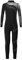 Miutii Turnanzug Mädchen Langarm Gymnastikanzug Glitzer Ballettanzug Kinder Ganzkörper Trikot Eiskunstlauf Body Sport Overall Jumpsuit Schwarz 146-152