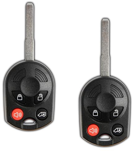 2X KeylessOption Key Fob Replacement for 2015 2016 2017 2018 2019 2020 Ford Transit Remote, 4-Button OUCD6000022, Self Programming