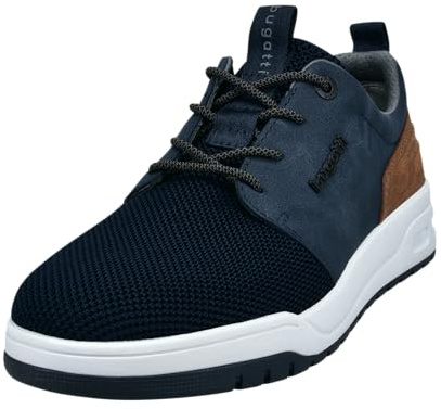 bugatti Herren Schnürstiefel, Männer Stiefel Kaltfutter,Chukka Boots,schnürung,Boots,Winterstiefel,Winterschuhe,Dark Blue (4100),42 EU/EU UK