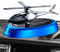Helicopter Air Freshener Car, Helicopter Rotating Solar Car Perfume Air Freshener, Luxury Alloy Car Fragrance Diffuser Aromatherapy Ornaments for Car Dashboard