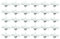 RCTGPGJAC 30 Stück obere Dach-Regenrinnen-Formteile, Befestigungsclips, kompatibel for BMW 3er E46 1998–2014, 51138204858, 51134501967