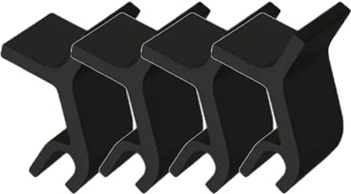 COMFOLIVING Sheet Metal Stacking Clamps,Baking Sheet Stacking Clamps, 4x Baking Sheet Stacker, Tray Holder Baking Sheet Divider Set Baking Tray Racks Reusable for Oven Freezer Kitchen Worktop