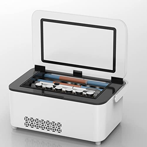 LKYLGYU Nevera portátil Recargable para medicamentos, Mini Nevera para insulina, para Coche, hogar, para Diabetes, Temperatura Constante de 2 a 18 ℃, 3 Pilas