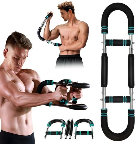 LTFIOON Twister Arm Trainer, Adjustable Chest and Arm Trainer with 30 kg/40 kg Resistance, Portable Spring Resistance for Home Training Equipment, U Shaker Twister Arm Trainer for Home Training