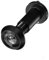 VNDKGN Door Peephole for Safety Camcorder,Zinc Alloy Adjustable Front Door Spyhole Peephole With Privacy Cover Installation in 35-60mm Thick Doors for Home Security Clearly Visible,Black
