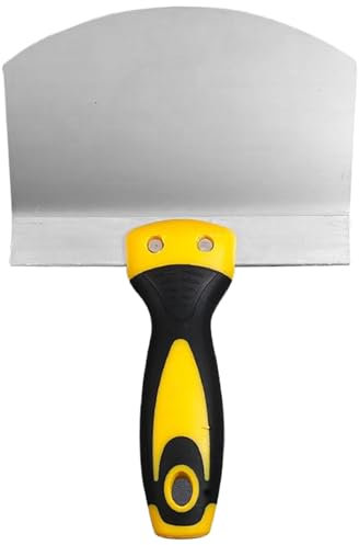Kittmesser, Edelstahl -Farbschaber, 6, 7 x 10, 2 Zoll Kittmesser -Schaber mit Nicht -Slip -Plastikgriff, hängende Gips -Werkzeuge für Wände, die abkratzen und Wallpaperpaint entfernen