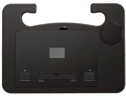 Duanthry Laptop Computer Desk Mount Stand for Car Steering Wheel Foldable Adjustable Portable Tray Board Table for Work Eat Read