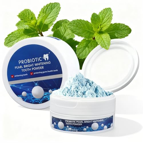 LHUDILS Weiße Zahnaufhellung Testsieger Machen 2 Dosen Je 50 g Zahnbleaching Tägliche Zahnpflege Teeth Whitening Sanft Einfach Teethlovers Hydroxylapatit Pulver Frischer Geschmack Schnell Löslich