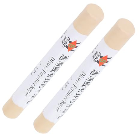CFTGIW 2 Stück Möbelfarbe, Bodenreparaturstift, Kratzflicken, Lackstift, Holz-Verbundwerkstoff-Reparaturmaterial. Gelb und Gesund, Nicht Umweltfreundlich, aus Hochwertigem Material (Ahorn)