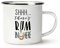 Shhh There's Rum in Here Retro Emaille Becher
