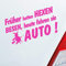 Hellweg Druckerei Früher Hatten Hexen Besen Heute Fahren Sie Auto Auto Aufkleber Sticker Heckscheibenaufkleber