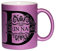Glitzer Tasse beidseitig mit Namen verschiedene Farben/Sparkle Glitter Edel/Namenstasse/mit Name/Glitzertasse (lila)