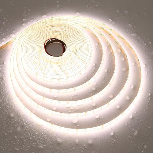 JOYLIT 24V 10M LED Streifen Wasserdicht 4000K 1450LM/M Sehr Hell CRI 92+, CE UL PRO 2835 SMD LED Band 120LEDs/M Hohe Dichte 150W Dimmbar Naturweißes LED Strip für Kommerziell, Zuhause