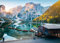 Puzzle 1000 Teile,Puzzle für Erwachsene,Impossible Puzzle,Puzzle farbenfrohes Legespiel-Braies Lake,Italy.Berühmter See in den Dolomiten,1000 Puzzle Home Dekoration Puzzle.