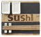 Set de Vajilla para Sushi 8 Piezas con Palillos Chinos, Kit Sushi de Cerámica Japonesa, Bambú y Pizarra | Estilo Japonés, Con Tabla para Cortar, Regalos Originales para Hombre