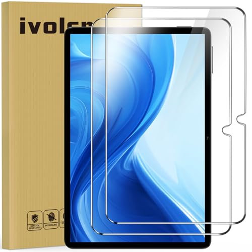 ivoler 2 Piezas Protector de Pantalla para TECLAST P50 / TECLAST P50S / TECLAST P50 Ai 11 Pulgadas, Cristal Vidrio Templado Anti-Arañazos, Dureza 9H, Antihuellas, HD Transparente, Sin Burbujas