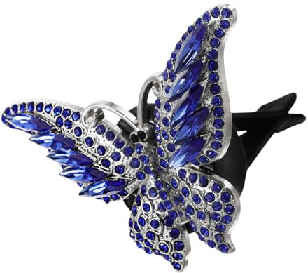 DRESSOOS Legierung Strass Schmetterling Auto Clip Auto Innen Dekoration Charme Zubehör