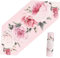 HOMOCONO Selbstklebender Blumenmuster Tapeten Bordüren Aufkleber Für Wand Wasserdichtes Design Für Badezimmer Küche Und Wohnräume 15cm x 300cm