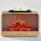 Layove Dynamics Flame Fireplace Electric Wax Burner Warmer Wax Warmer PTC Heating Plate Monochromatic Fragrance for Home Office Gifts & Decor(Light Wood)